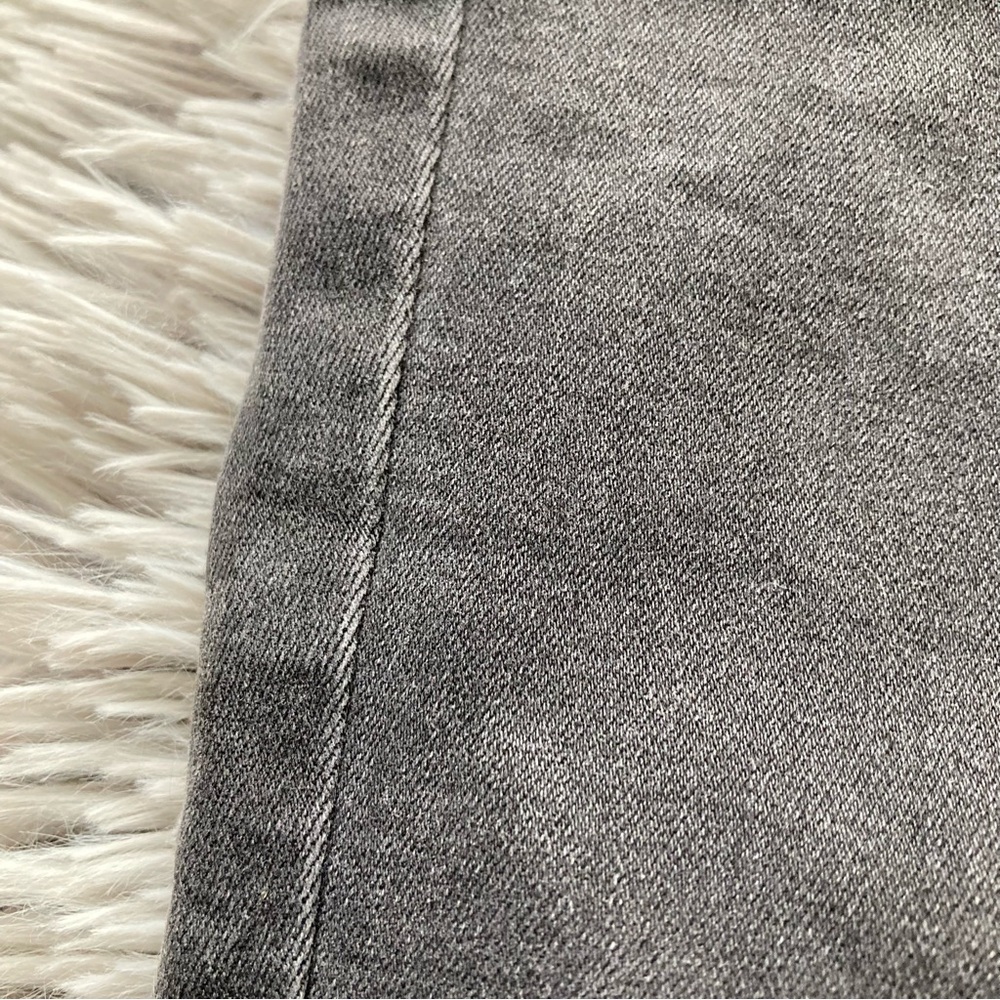 NYDJ- 14W- Charcoal Denim Cropped Pant Jean Zipper Leg - Picture 6 of 11